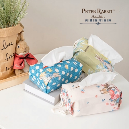 【PETER RABBIT 比得兔】花卉圖案掛式面紙套- 多款可選