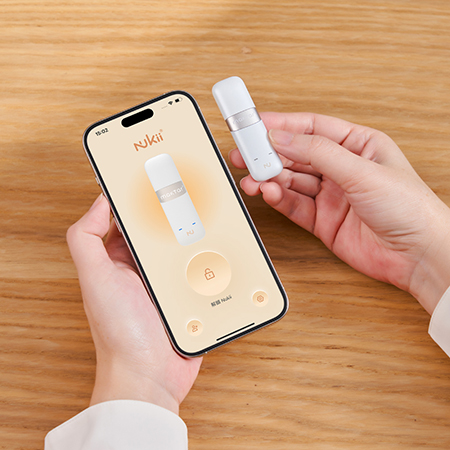 Maktar Nukii 新世代智慧型遠端管理隨身碟 〔 USB-C 512G 〕 隨時自動上鎖隱私不外流 珍珠白
