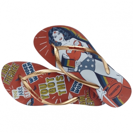 【哈瓦士havaianas】Slim Heroinas神力女超人 巴西 人字拖  女款