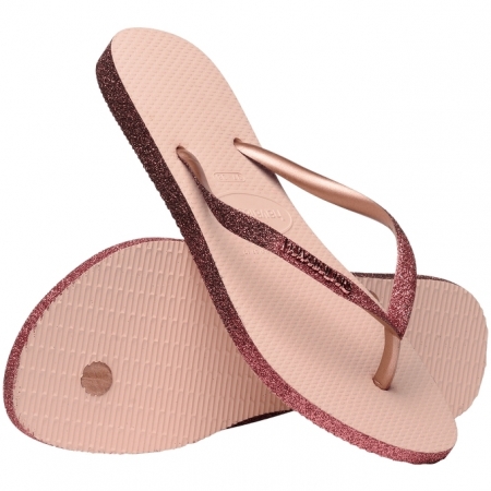 【哈瓦士havaianas】 巴西 人字拖 哈瓦士 女款 Slim sparkle/漸層粉