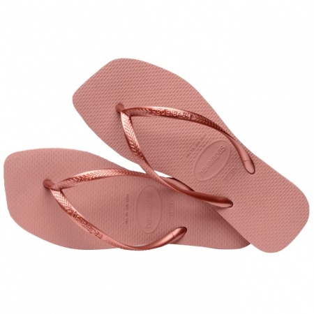 【哈瓦士havaianas】 巴西人字拖  女款 Slim square/方頭粉