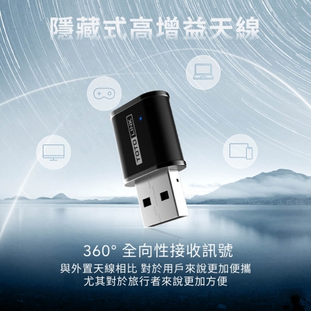 TOTOLINK X900USM AX900 Wi-Fi 6 USB迷你無線網卡