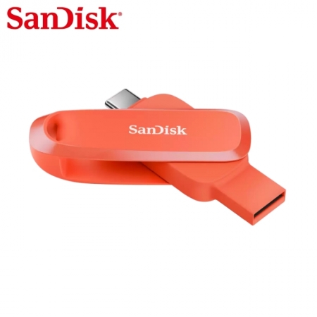 SanDisk【32G】Phone Drive USB 3.2 Type-C 雙接頭OTG 隨身碟 手機/平板適用  橘色（SD-DDC6-NO-32G）
