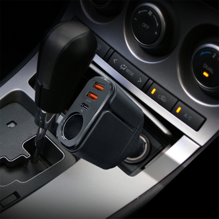 infotec CC104 雙QC3.0＋PD車用點菸器擴充座