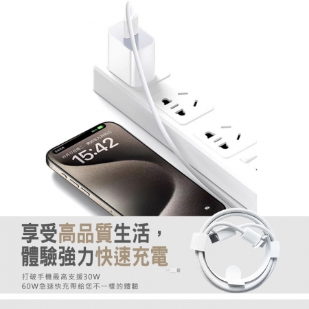 HANLIN TPL2M 60W50W USB-C 快充傳輸充電線 