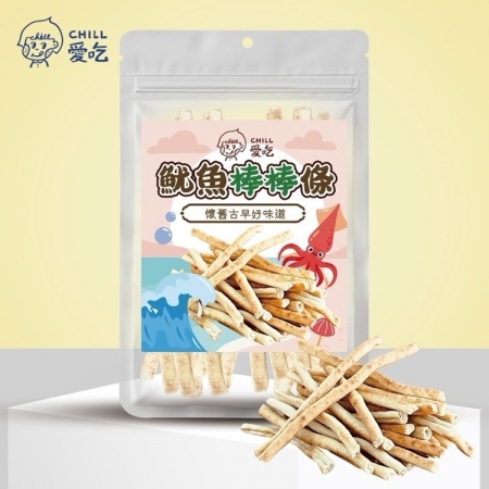 【CHILL愛吃】魷魚棒棒條（100g/包）x2包