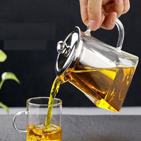 耐熱玻璃過濾茶壺高溫耐熱茶壺750ML 