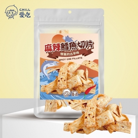 【CHILL愛吃】麻辣鱈魚切片（90g/包）x1包