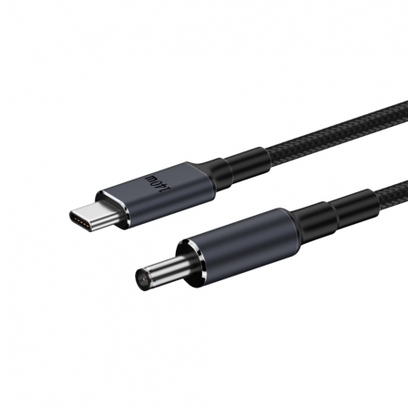 Kamera Type-C公 轉 DC公 DELL PD誘騙線 4530直頭黑口 140W/20V/7A （1.8M）