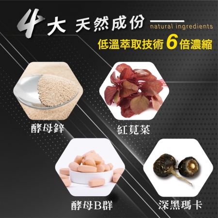 女神伊登-活力硬美國專利NMN深黑瑪卡（30粒/盒）x1盒