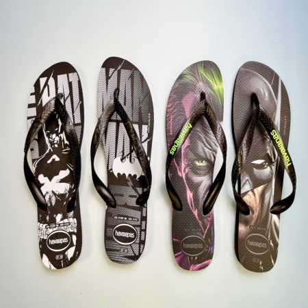 【哈瓦士havaianas】 巴西人字拖  男款Top DC Logomania/黑