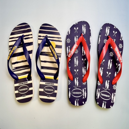 【哈瓦士havaianas】 巴西人字拖  男款 Top nautical/紅帶 #大尺寸