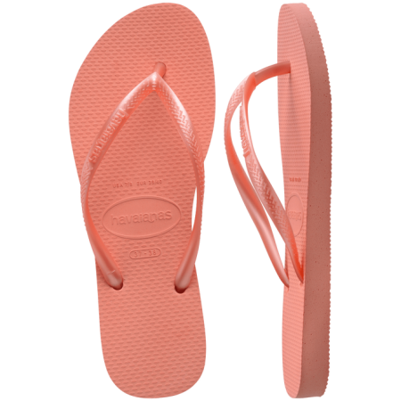 【哈瓦士havaianas】 巴西人字拖  女款 Slim/桃紅玫瑰