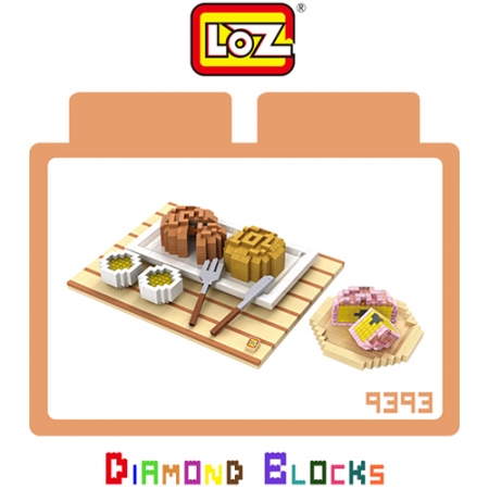 【清倉特賣】LOZ 鑽石積木 聖誕小小兵套裝組 / 月餅 / 熊本熊存錢罐