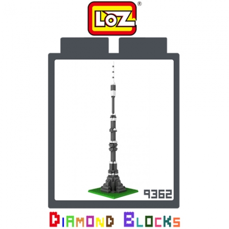 【清倉特賣】LOZ 鑽石積木 - 荷蘭風車 / 莫斯科塔 / 小熊汽車