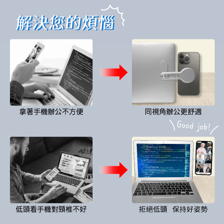 FUGU magsafe磁吸手機支架（手機支架/車用支架/電腦支架）