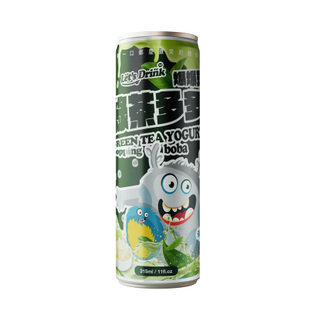 Let's Drink 綠茶多多爆爆珠鋁罐飲料（箱購）