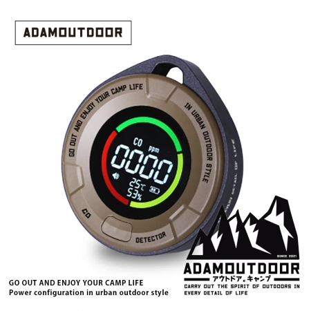 ADAMOUTDOOR｜一氧化碳偵測警報器｜溫度計 濕度計