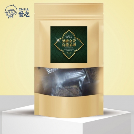 【CHILL愛吃】黑糖金萱烏龍茶磚（17gx10包/袋）x4袋