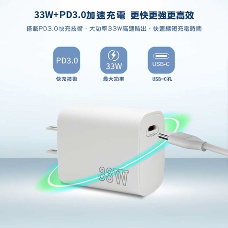 KooPin PD33W Type-C 手機快速充電器