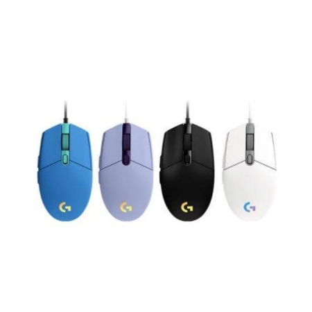 Logitech 羅技 G102 LIGHTSYNC RGB 6鍵 炫彩遊戲滑鼠 有線 紫色（LOGI-102RP）
