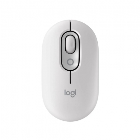 Logitech 羅技 POP MOUSE 無線藍牙滑鼠 珍珠白（LOGI-POPW0）