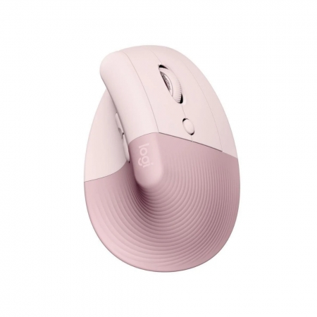 Logitech 羅技 LIFT人體工學垂直滑鼠 玫瑰粉（LOGI-LIFTP）