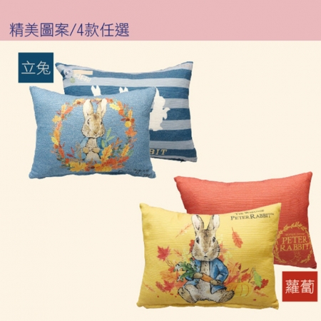 【PETER RABBIT 比得兔】比得兔腰枕 （4款可選）