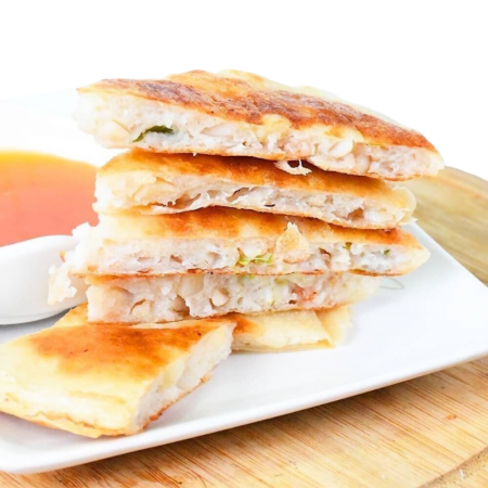 【好神】黃金厚片月亮花枝蝦餅（160g/包）12包｜酥脆彈牙 海味滿點