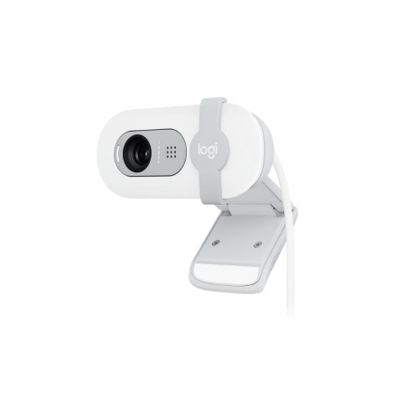 Logitech 羅技 Brio 100 網路攝影機 - 珍珠白（LOGI-B100W）