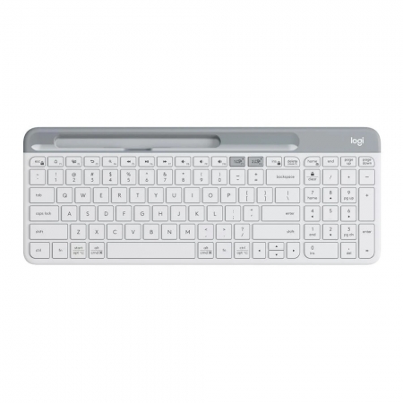 Logitech 羅技 K580 超薄 跨平台無線藍牙鍵盤 珍珠白（LOGI-580W0）