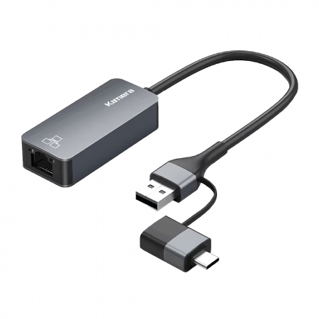 Kamera USB3.0 轉 RJ45 2.5GbE 高速外接網路卡 乙太網路卡 外接網卡 （KA-AC2.5G）