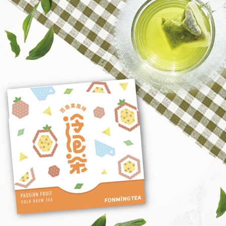 百香果冷泡茶包 12入盒裝 Passion Fruit Cold Brew Tea Bags水果香甜＋蒸菁綠茶 清爽零卡