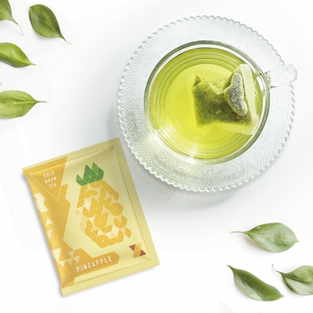 鳳梨冷泡茶包 12入盒裝 Pineapple Cold Brew Tea Bags水果香甜＋蒸菁綠茶 清爽零卡