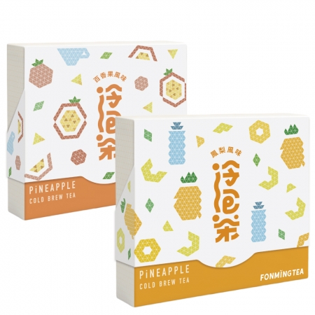 【鳳梨&百香果 冷泡茶2盒組】熱帶果香雙重體驗｜綠茶基底水果茶｜可冷泡可熱泡