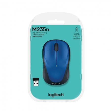 Logitech 羅技 M235n 無線滑鼠 New 藍（LOGI-235L2）