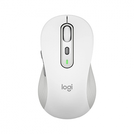 Logitech 羅技 M750 L 大手版 多工靜音無線滑鼠 珍珠白（LOGI-750LW）