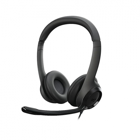 Logitech 羅技 H390 有線耳機麥克風  石墨灰（LOGI-H3901）