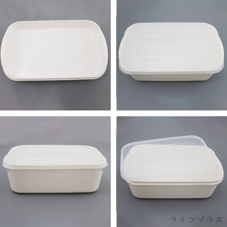 日本製 WHITYPACK 可微波保鮮盒-1600ml-3入