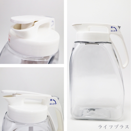 日本製 Lustroware 岩崎可橫放按壓式耐熱冷水壺-3.0L-2支
