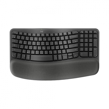 Logitech 羅技 Wave KEYS 人體工學鍵盤 石墨灰（LOGI-WKKBG）