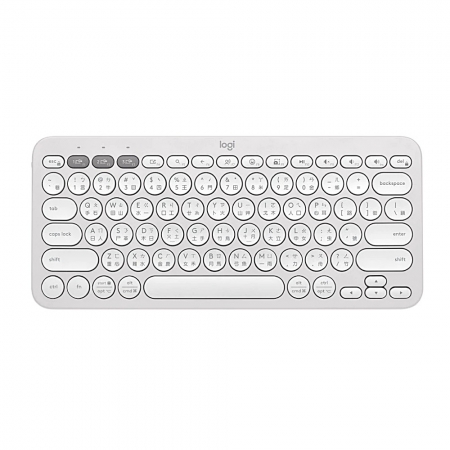 Logitech 羅技 Pebble Keys 2 K380s 跨平台藍牙鍵盤 珍珠白（LOGI-PK38W）