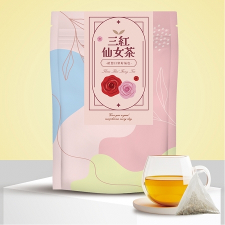 【cammie】無咖啡因茶系列-三紅仙女茶（10入/袋）x4袋