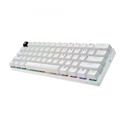 Logitech 羅技 G Pro X 職業機械式 60% 電競鍵盤 觸感軸  白色（LOGI-PR6W0）