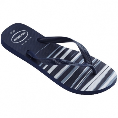 【哈瓦士havaianas】巴西 人字拖 男款 Top basic/條紋藍白
