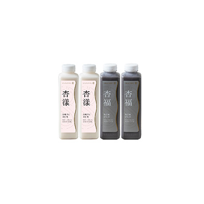 【O卡桑】杏仁茶美妍組｜1000ml*4 （珍珠杏仁美妍茶*2、黑芝麻杏仁茶*2）