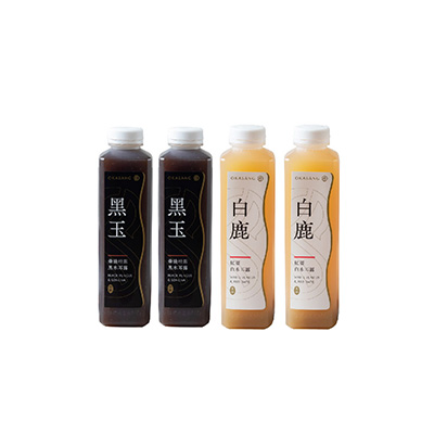 【O卡桑】全聯超人氣推薦組｜1000ml*4（柴燒桂圓黑木耳露（無加糖）*2、紅棗白木耳露（無加糖）*2）