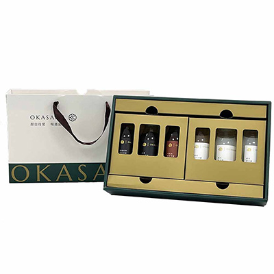 【O卡桑】精裝黑白木耳露禮盒（六入木耳露）｜養生送禮首選（195ml*6瓶）