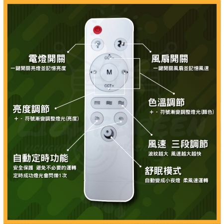 【 電精靈 】 LED風扇燈 / 露營燈/ 風扇燈 可遙控 調光調色 風扇燈泡 E27 調光燈泡 戶外露營燈 風扇燈 