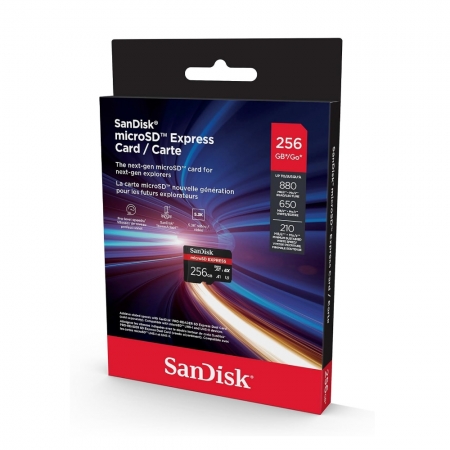 SanDisk EXPRESS 256G microSD A2 U3 UHS-I SWITCH2 NS2 專用 記憶卡（SD-SQXFN-256G）